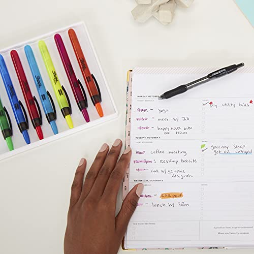 Sharpie Retractable Highlighters, Chisel Tip, Assorted, 8 Count #TOP5