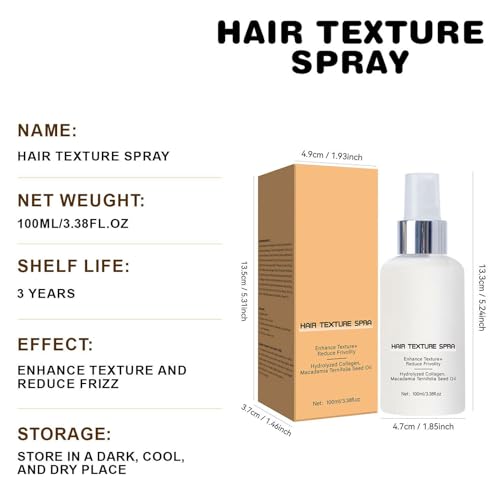 Full Dry Volume & Texture Spray, 100ml Frizz Ease, Moisturizing Scalp, Transforms Fine, Flat or Thin Hair, Raise the Root Lift Spray, Smoothing, Heat Protection, - Image 3