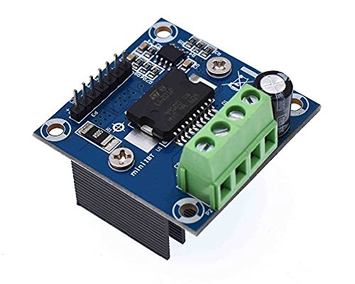 Reland Sun Mini IBT L6201P DC Motor Drive Module H-Bridge PWM Control 12V-48V 5A Blue
