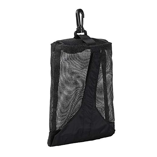 Redsa Small Mesh Scuba Diving Bag, Travel Dive Bag for Scuba or Snorkeling with Snap Clip Velcro Fastening for Top Snorkel, Trek Fins Storage Collection Bag