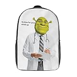 Funny School Backpack Lightweight Bookbags Students Schoolbag Travel Daypack Laptop Bag For Women Men Kids