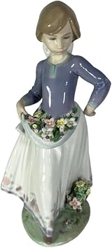 Lladro Precious Petals Collectible Figurine 05894 Retired Glazed Finish