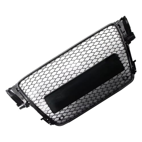 Calandre de voiture style RS5 en nid d'abeille noir pour pare-chocs avant Audi A5 S5 B8 2008-2012 - 5
