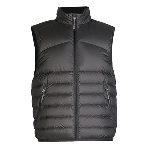 Manteau veste rembourrée décontractée sans manches veste sport voyage homme zippée