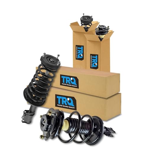 Image of TRQ Front and Rear Strut & Coil Spring Assembly Set Driver & Passenger Sides Compatible with 02-03 Lexus ES300 Toyota Camry