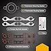 5.7 Engine Head Gasket Set, Cylinder Head Gasket Kit, Compatible with 350 CID Mercruiser Volvo Penta Crusader GM Marine, Replaces# 27-75611A03 27-75611001