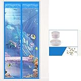 Mosquitera Magnética Manos Libres Mosquitera Puerta Mosquitera Mosca Insecto Mosquitera Puerta Malla Anti-Mosquito Cortina Magnética Malla para Puerta-H,130X220CM