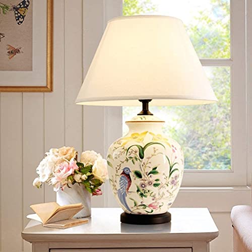 Lampe de bureau en céramique anti-fatigue visuelle pour un espace étude apaisant