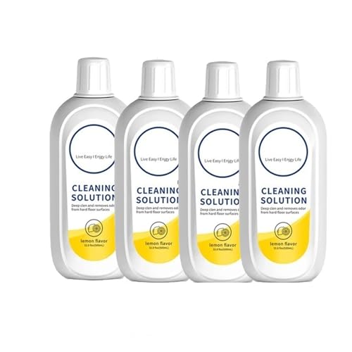 �����t 500ml�ATineco FLOOR ONE S5/S3/IFLOOR3/IFLOOR2/IFLOOR �V���[�Y�Ή��A���̃��b�v�����p���ʏ��N���[�i�[(4pcs)