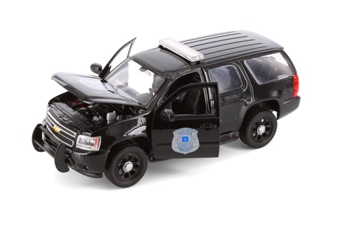 Modelo 2008 Chevy Tahoe Policía a Escala 1:24 miniatura 3