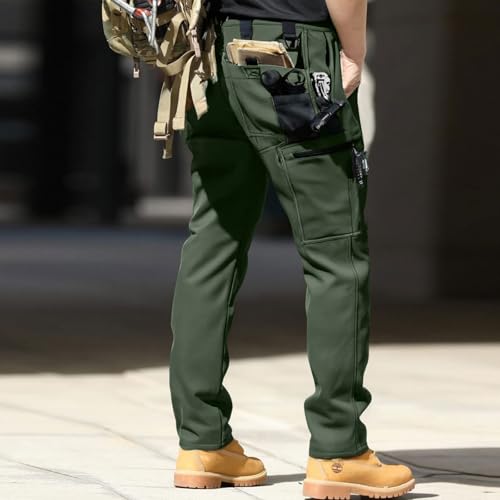 lcyhony Cargo Pants for Men Baggy Flexcamo - Tactical Waterproof Pants Ripstop Outdoor Hiking Hunting Work Pants with Pockets3