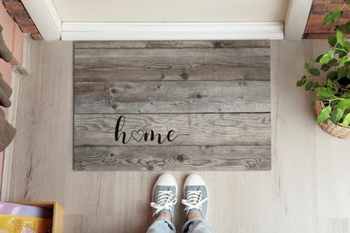 Paillasson Planches de Bois Tulup 60x40cm tapis résistant
