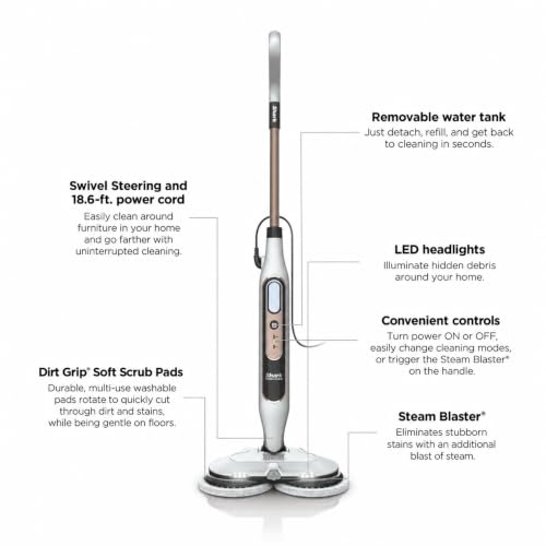 Shark Steam & Scrub All-in-One Hard Floor Steam Mop w/ Steam Blaster Technology - image 9
