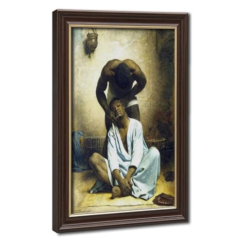 Poster Leon Bonnat Le barbier de Suez décoration murale toile à suspendre