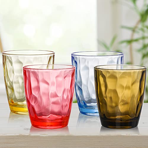 Lawei Set di 6 bicchieri in plastica da 400 ml