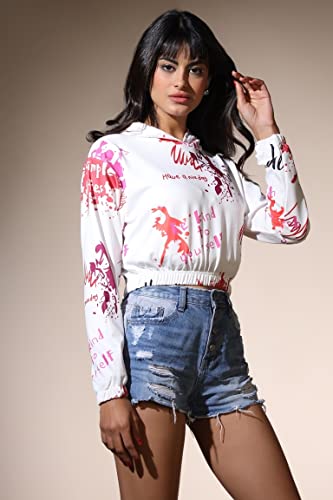Image of Leriya Fashion T Shirt for Women | Women T Shirt | T Shirt Women | Casual Loose Fit | Hoodies T Shirt for Women | T-Shirt for Women