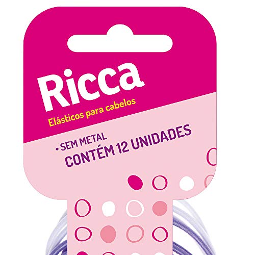 Elastico Ricca Colors sem Metal 2Mm, Ricca