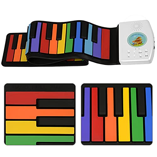 ATRNA Roll Up Piano, Hand Roll Piano Silicone 49 Touches Roll Up Piano Claviers Hand Roll Piano for Educational Gifts, Festival Gifts - Les Beatles, Paul McCartney, John Lennon, RIngo Starr, George Harrison ATRNA Roll Up Piano, Hand Roll Piano Silicone 49 Touches Roll Up Piano Claviers Hand Roll Piano for Educational Gifts, Festival Gifts – Image 5