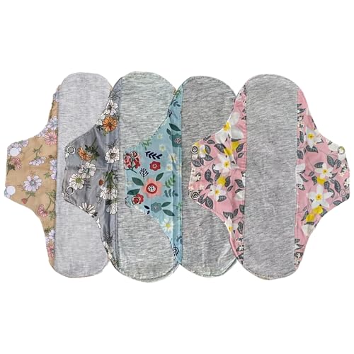 Compresas menstruales reutilizables, cómodas y transpirables, compresas menstruales reutilizables, para la higiene, el uso diario, el sueño, los viajes, el trabajo, después del parto, para el cuidado