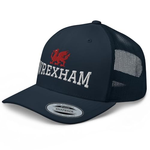 Gorra Trucker Curva Bordada City Wales Rojo Dragón miniatura 1