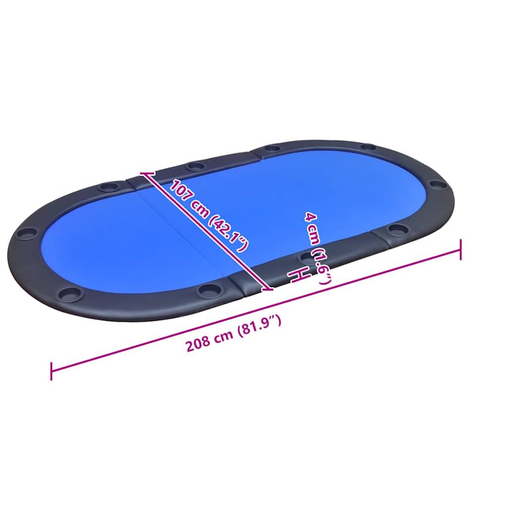 Amazon.co.jp: vidaXL 10人用折りたたみポーカーテーブルトップ