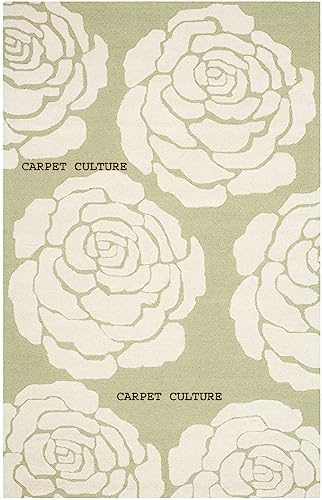 Image of Carpet Mahal Handmade Handwoven Tufted Made of 100% Soft Blended Wool Export Quality Carpets with 1 Inch Thickness (6x8 Feet) Color Multi