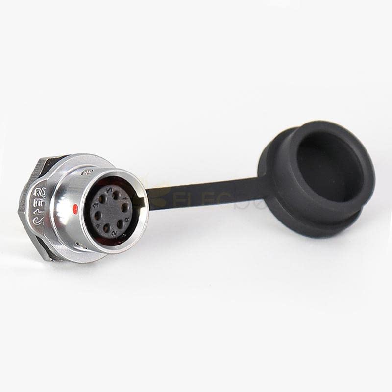 SF12 6 Pin Plug+Socket Back Mount Metal Aviation Quick Waterproof Push-Pull Circular Industrial