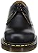 Dr. Martens, 1461 3-Eye Leather Oxford Shoe for Men and Women, Black Smooth, 11 US Women/10 US Men