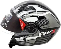 CAPACETE FW3 ABERTO C/ ÓCULOS SOLAR INTERNO 58