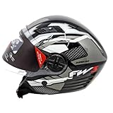 CAPACETE FW3 ABERTO C/ ÓCULOS SOLAR INTERNO 58 (58)