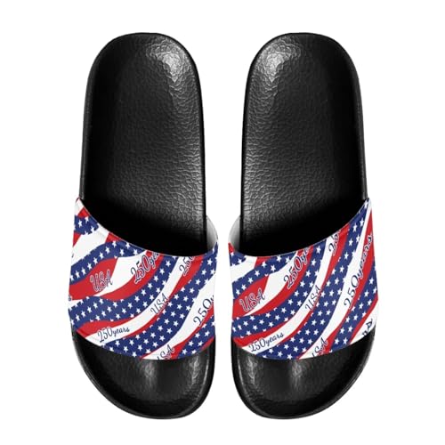 Image of Footwear for Mens Open Toe Athletic Sandals Anti-Slip Sole Slide Sandals Pillow House Flat Shoes Comfortable Slip On Slippers for Indoor & Outdoor
