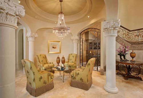 TOCHIC Crystal Chandelier, 7-Light French Empire Crystals Chandelier for Dining Living Room, Rustic Farmhouse Adjustable Antique Bronze Chandeliers Lighting for Bedroom, Kitchen, Foyer - Cosy Home Interiors TOCHIC Crystal Chandelier, 7-Light French Empire Crystals Chandelier for Dining Living Room, Rustic Farmhouse Adjustable Antique Bronze Chandeliers Lighting for Bedroom, Kitchen, Foyer - Image 4