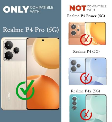 Image of Jkobi Leather Finish Back Cover Case for Realme P4 Pro (MagSafe Compatible Wireless Charging | Soft Touch | Camera Bump Protection)