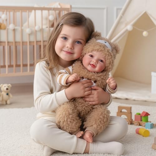 Muñeca BABESIDE Reborn Mia 17 pulgadas realista miniatura 2