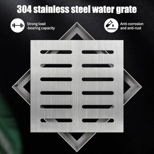 Rejilla de drenaje para exteriores de 25x25 cm para solucionar inundaciones en patios y terrazas 5