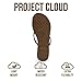 Project Cloud Flip Flops for Women Footwear- Lightweight and Memory Foam Insole Sandals for Women 2026 - Durable Non-Slip Beach Essentials Flats for Women Sandals (Foundations, Choc, 8)