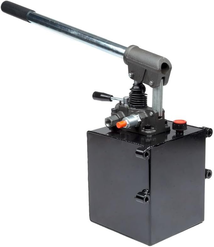 Chief Hydraulic Hand Pump – Double-Acting Manual Pump, 3625 PSI – 1.3 Gallon Capacity, 3/8” NPT, 1.51 CID – Portable Hydraulic Power for Equipment Maintenance, System Testing, Emergencies