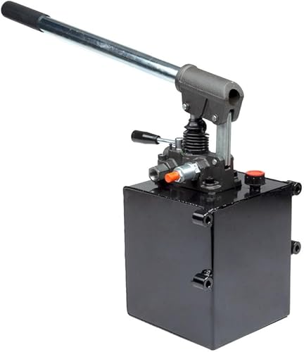 Chief Bomba manual hidráulica - Bomba manual de doble efecto, 3625 PSI - Capacidad de 1.3 galones, NPT de 38", 1.51 CID - Potencia hidráulica