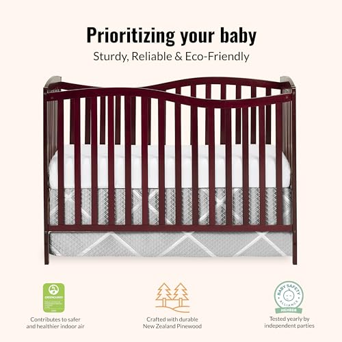 Image of Dream On Me Chelsea 5-in-1 Convertible Full Size Baby Crib, GREENGUARD Gold