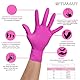 FRAMAR Einmalhandschuhe S Pink - Nitrilhandschuhe S, Handschuhe Einweg s, Latexfreie Einweghandschuhe, Gummihandschuhe Einweg, haushaltshandschuhe S, Latexhandschuhe S, Putzhandschuhe S – 100
