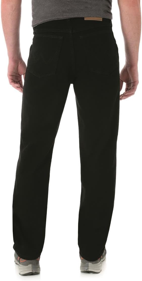 Wrangler Men's Rugged Wear Classic Fit Jeans Black W36 L32 - Image 2