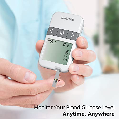 Metene Agm-513S Blood Glucose Monitor Kit, 100 Glucometer Strips, 100 Lancets, Blood Sugar Test Kit With Lancing Device And Carrying Bag, No Coding #TOP2