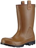 dunlop gummistiefel purofort terroir pro S5-Klassifizierung Dunlop Protective Footwear Purofort Rig-Air full safety Unisex-Erwachsene Gummistiefel, Braun 40 EU
