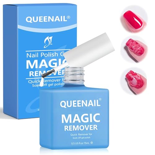 15 ml Quitaesmalte De Gel Para UñAs,Elimina Fácil y Rápidamente el Esmalte en 3-5 Minutos (Azul oscuro)