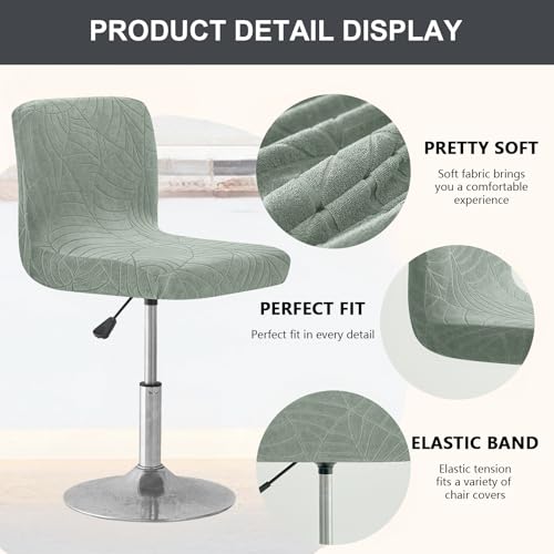 Image of Chair Covers Bar Stool Cover 4pc Bar Chair Cover Swivel Bar Stool Slipcover