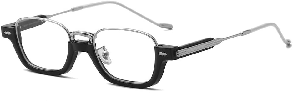 Retro Reading Glasses Blue Light Blocking Clear Vision Computer Readers Eyeglasses Flat Light Mirror for Women/Men (Color : Black, Size : +0.00)
