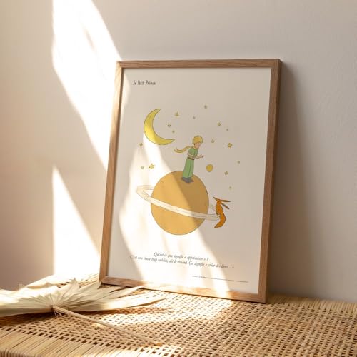 Affiche Le Petit Prince debout sur sa planète Oneart pour salon zen - 2