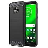Resistente: con esta funda de silicona en moderno aspecto de carbono cepillado, tu Motorola Moto X4 estará perfectamente protegido.