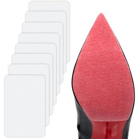 Sole Protector Clear, Anti Slip Shoe Bottom Protector, Self-Adhesive Shoe Sole Protectors for Bottom of Shoes, High Heels Sole Guard Shoe Grips (8 Pieces) Cover