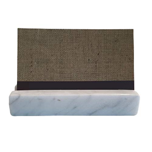 Business Card Holder for Desk - Marble Business Cards Holder for Desktop - Desk Organizers and Accessories -Display Stand for Office Organization - Thumbnail 7